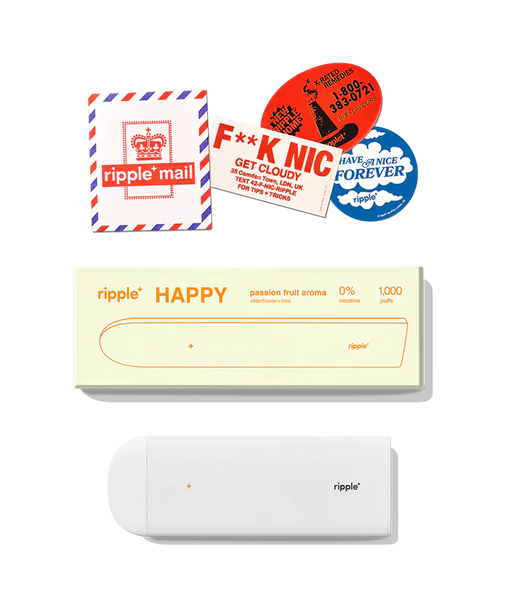 RIPPLE + HAPPY 1K Puffs  | Passion Fruit