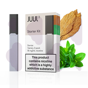 Starter Kit | J2 Device + Virginia Tobacco + Crisp Menthol 1.8% U.K.🇬🇧 | 3 unds