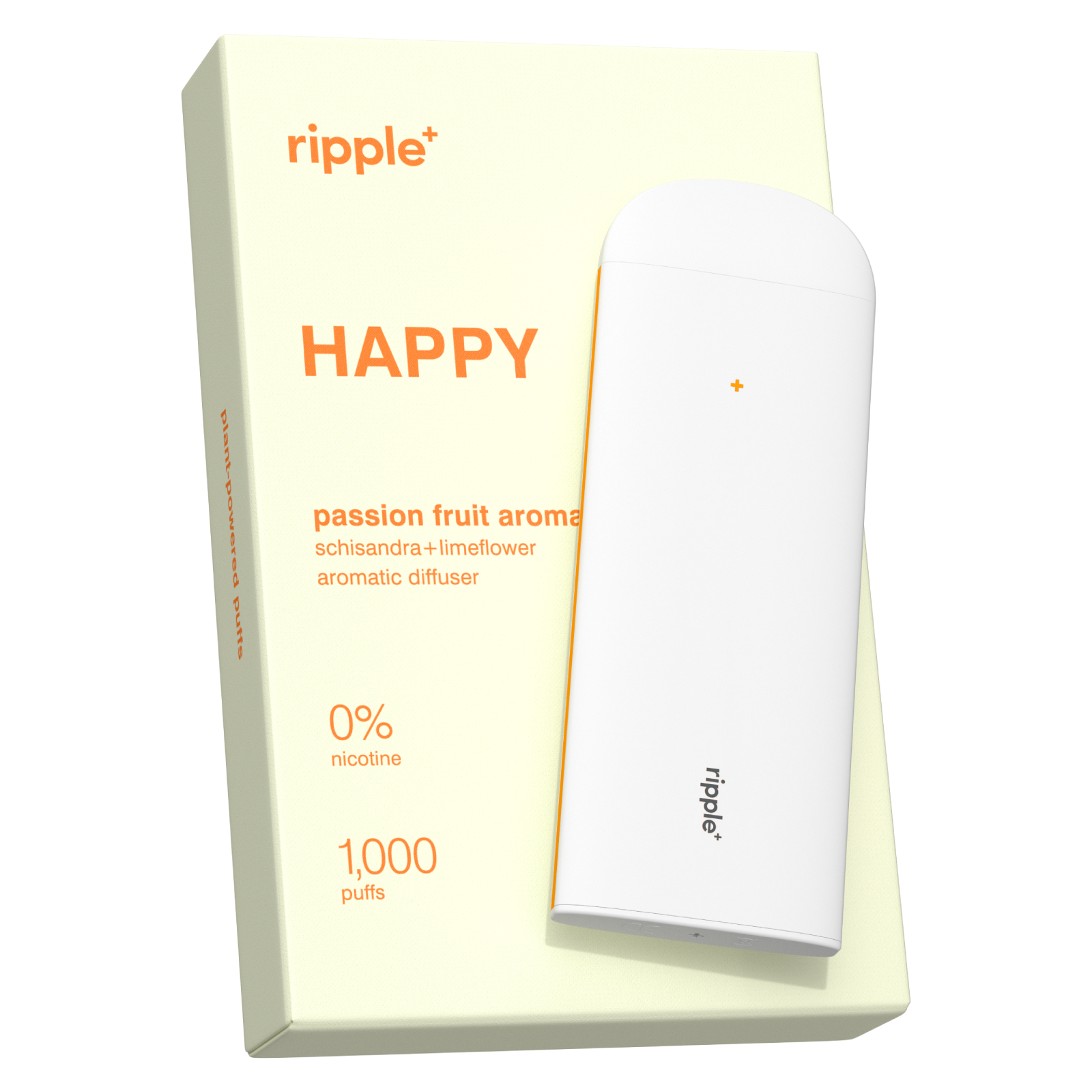 RIPPLE + HAPPY 1K Puffs  | Passion Fruit